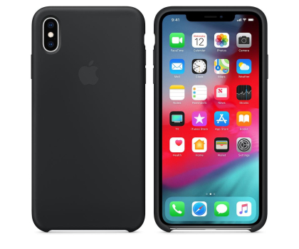 Etui do telefonów Etui Silicone Case do iPhone XS Max czarne